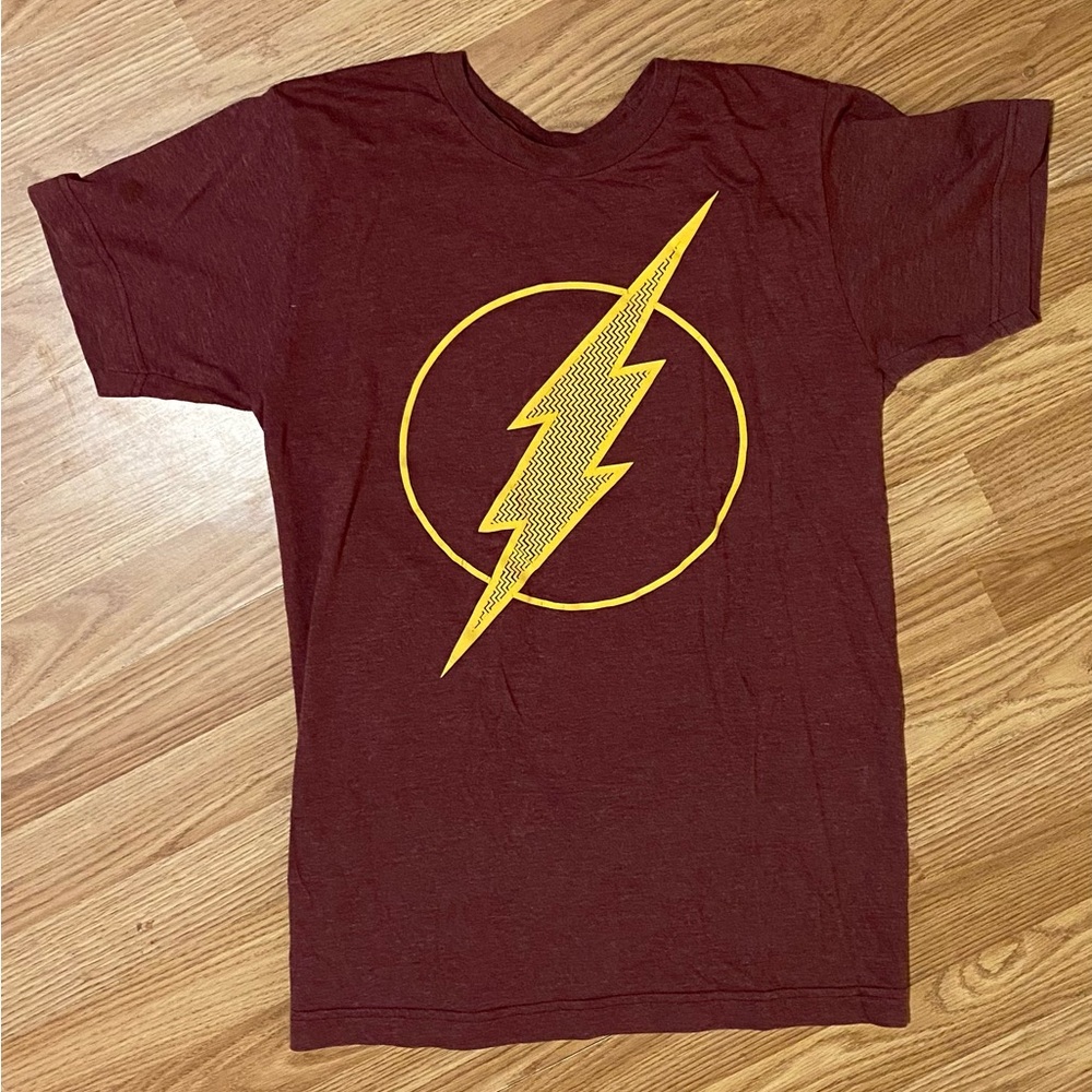 Flash Logo Maroon T-Shirt